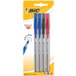 Ручка шариковая BIC Round Stic Exact разноцветные 4 шт