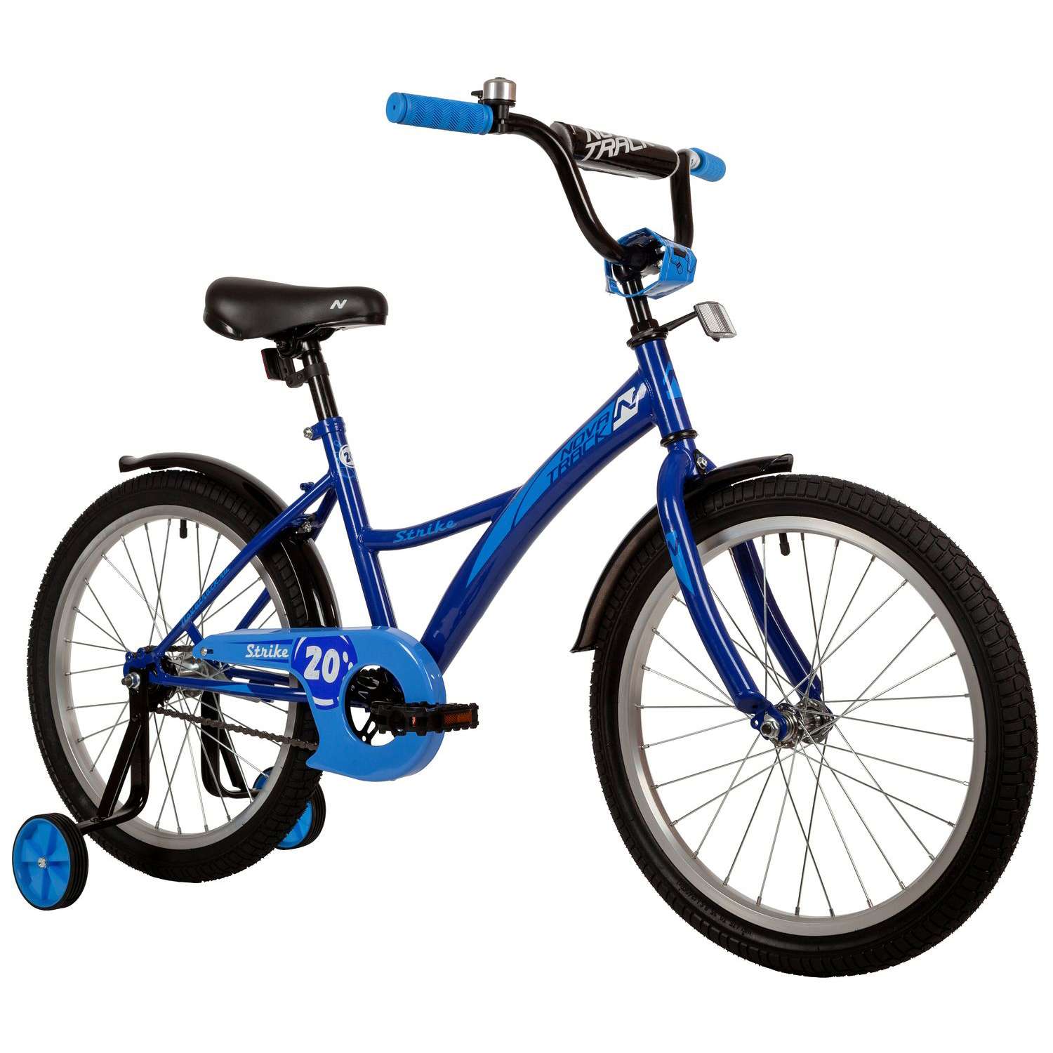 Велосипед 20 синий. NOVATRACK STRIKE - фото 2
