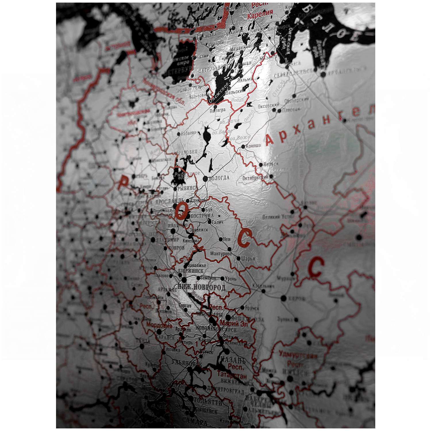 Картина РУЗ Ко Интерьерная карта Российской Федерации - фото 2