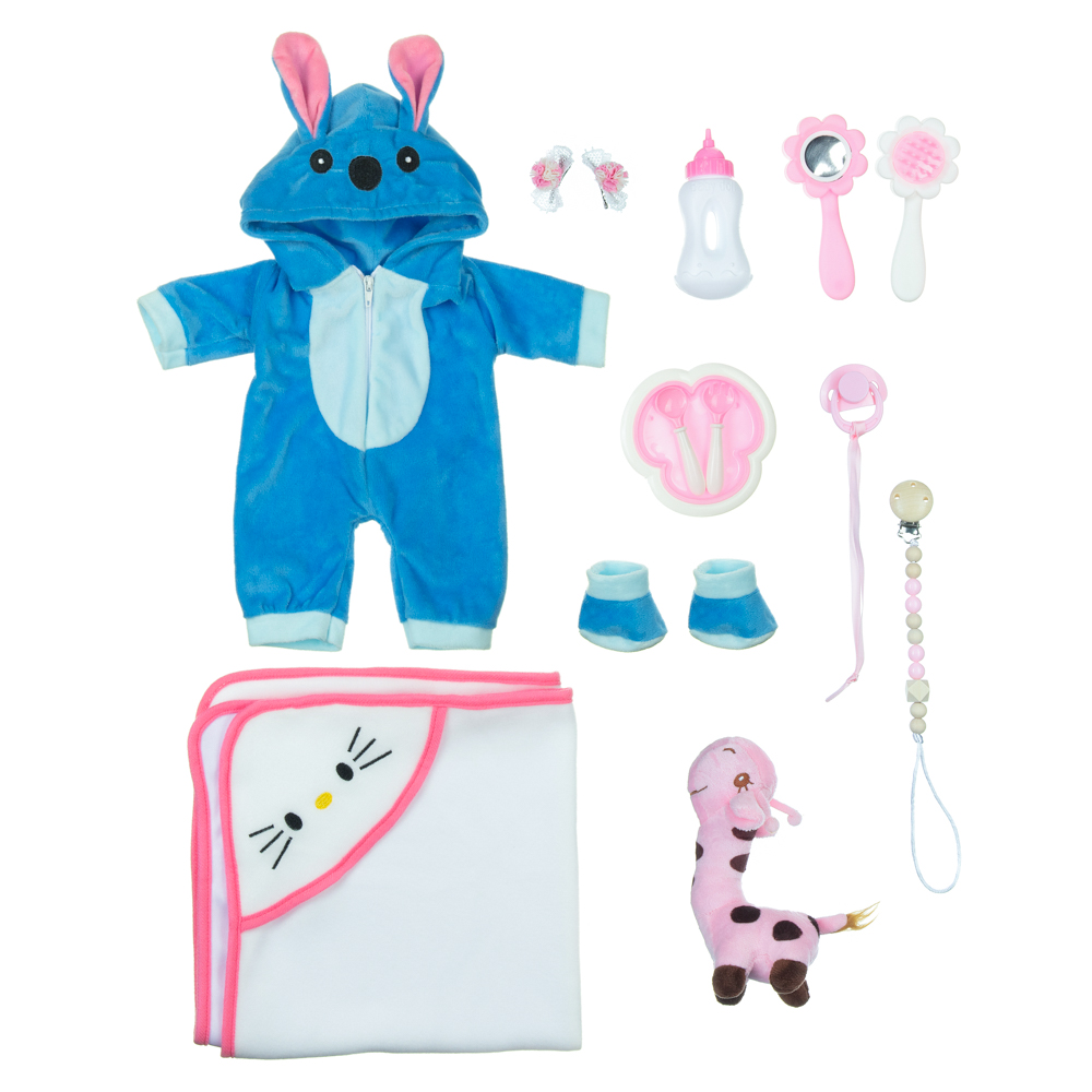 Кукла Реборн QA BABY Кэндис девочка интерактивная Пупс набор игрушки для ванной для девочки 38 см 3811 - фото 15