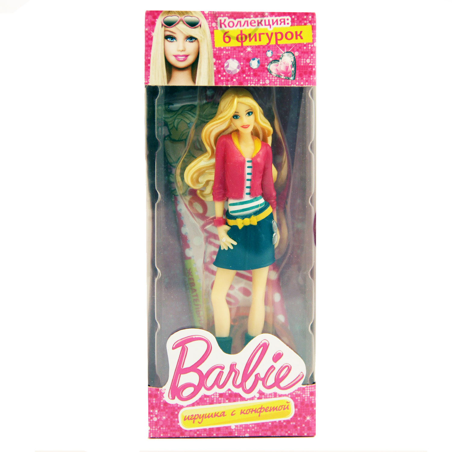 Конфета Barbie с игрушкой 22г с 3лет в ассортименте купить по цене 275 ₽ в  интернет-магазине Детский мир