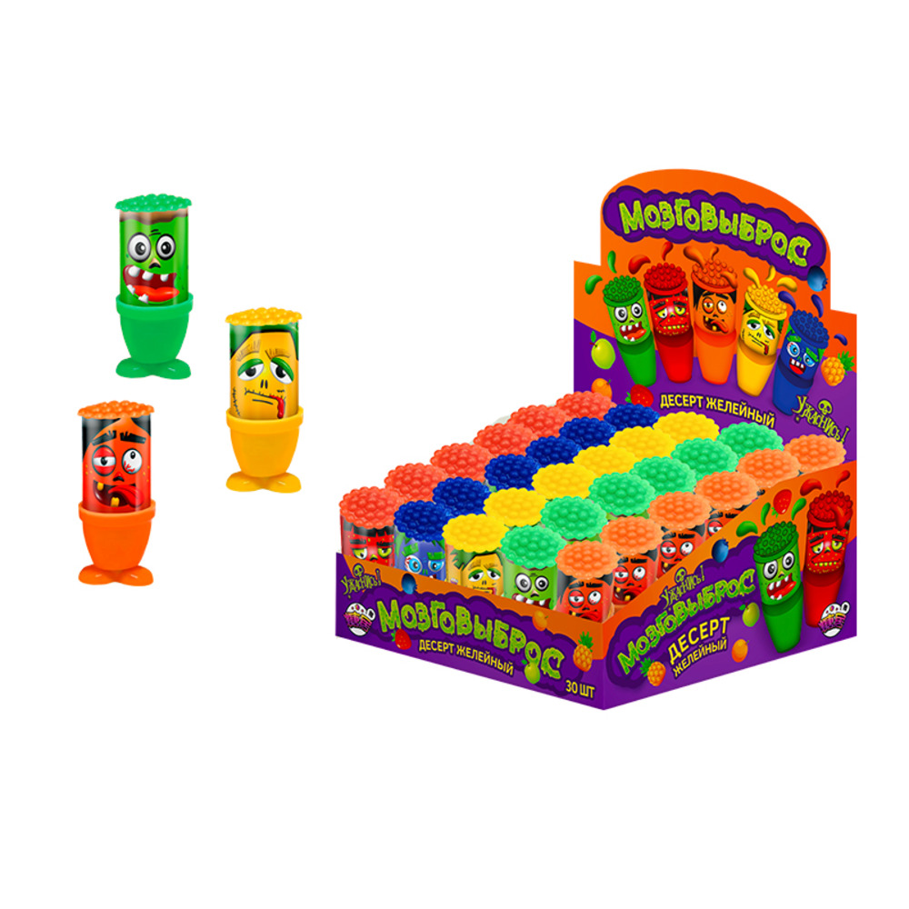 Десерт желейный Fun Candy Lab Мозговыброс 30 шт по 8 гр - фото 1