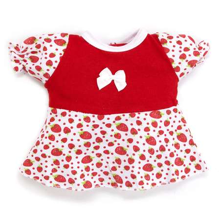 Одежда для куклы Карапуз 40-42 см платье с шортиками цвет красный