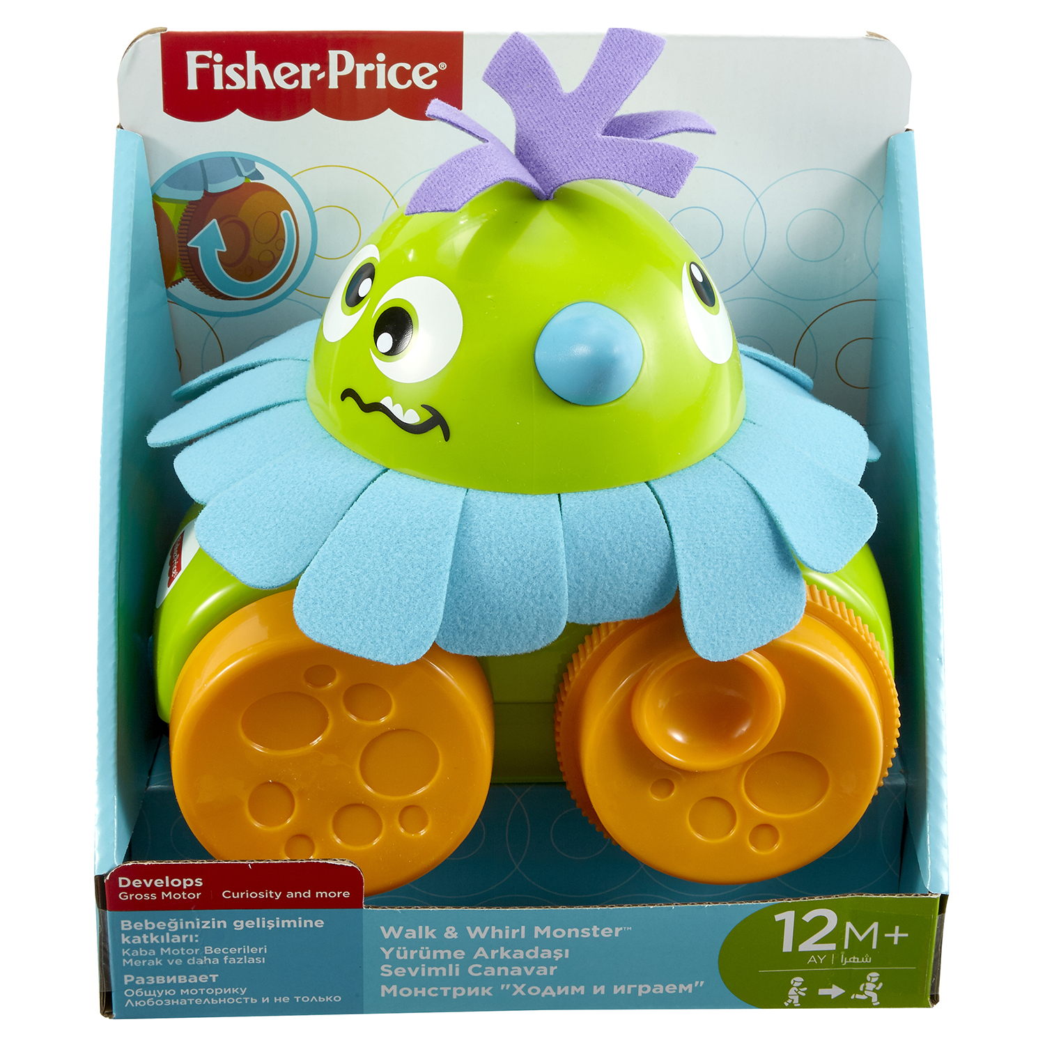 Каталка Fisher Price Монстрик Играй и катай - фото 2