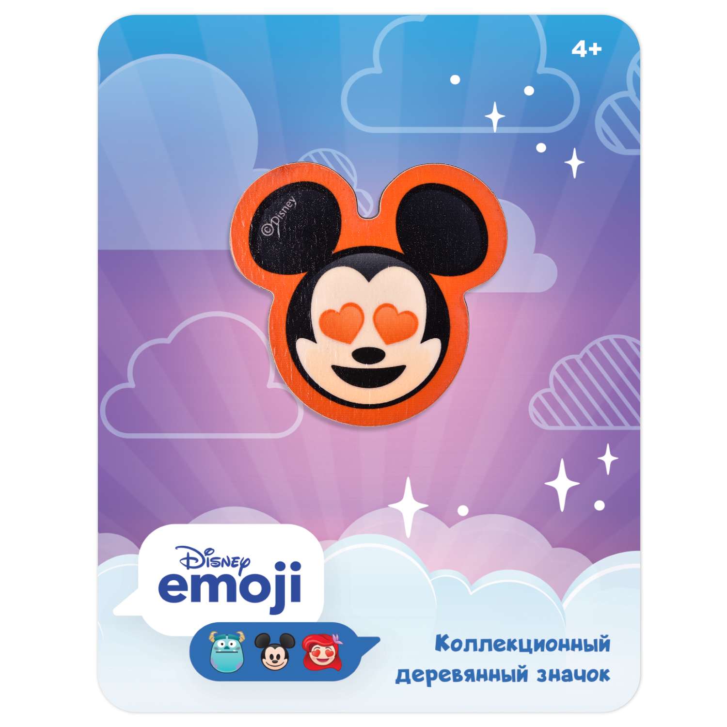 Значок Disney Emoji Влюбленный Микки Маус 69581 - фото 2