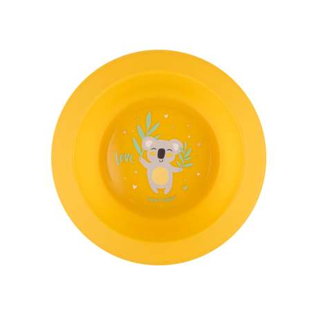 Набор посуды Canpol Babies Exotic Animal 2элемента Желтый