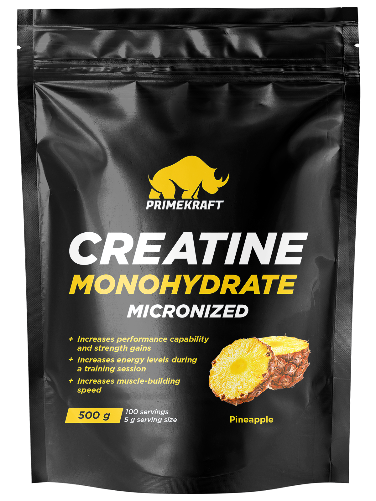 Креатин Creatine Monohydrate Prime Kraft ананас 500 г - фото 6