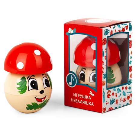 Игрушка Котовские неваляшки неваляшка Грибочек