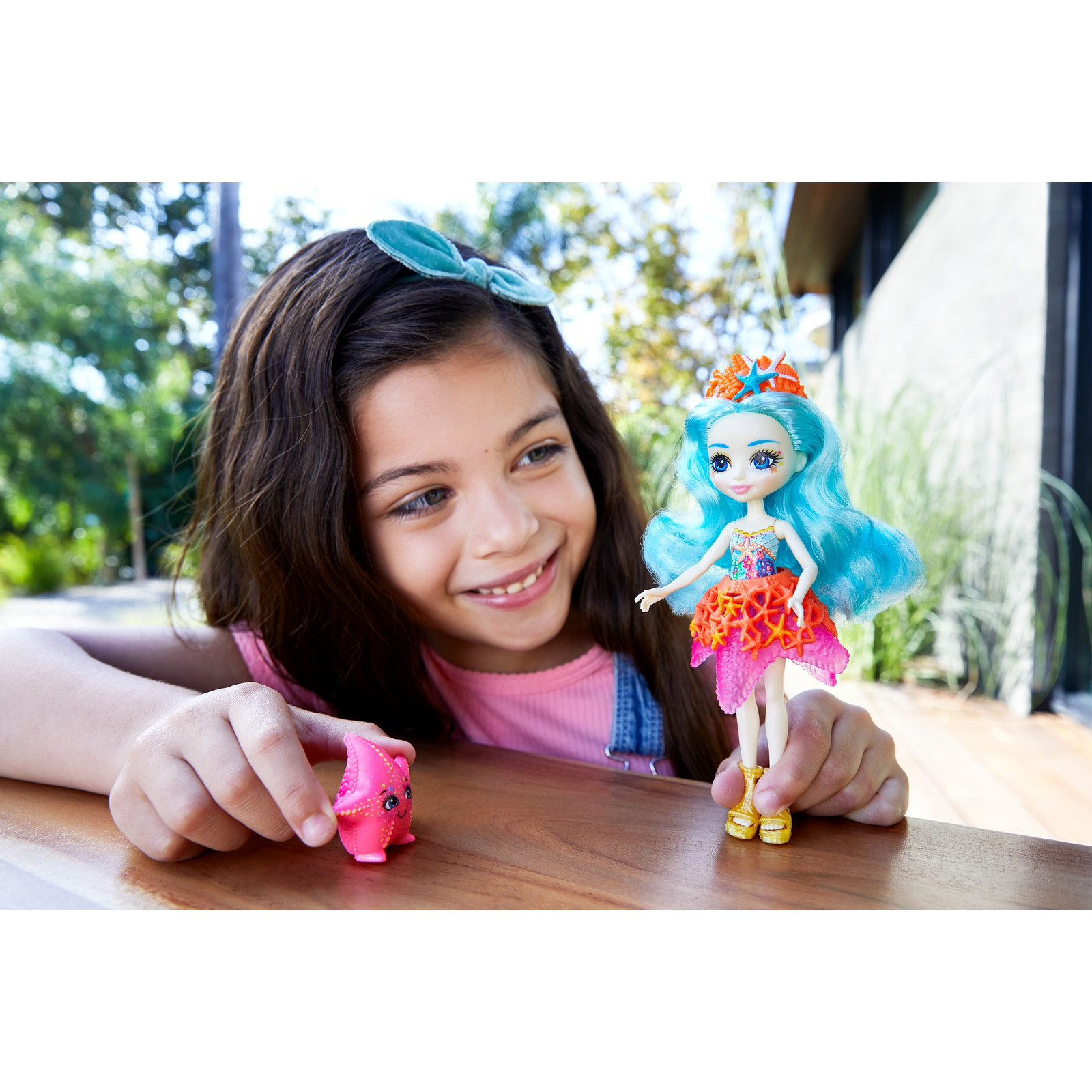 Кукла Игр набор Enchantimals Седда Морской конек с семьей HCF73 HCF69 - фото 4