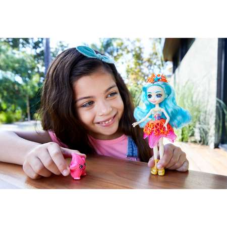 Кукла Игр набор Enchantimals Седда Морской конек с семьей HCF73