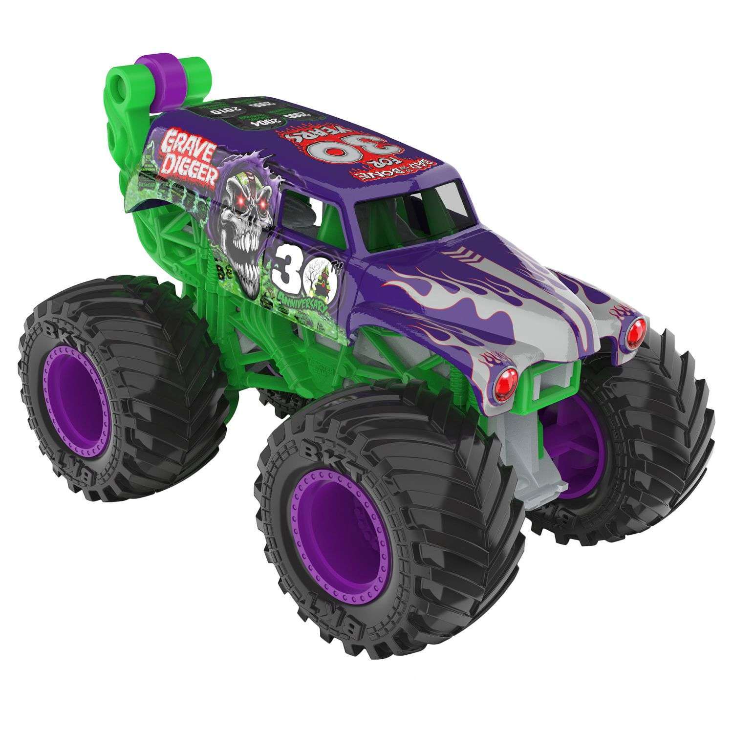 Машинка Monster Jam 1:64 Grave Digger Purple 6060863 6060863 - фото 1