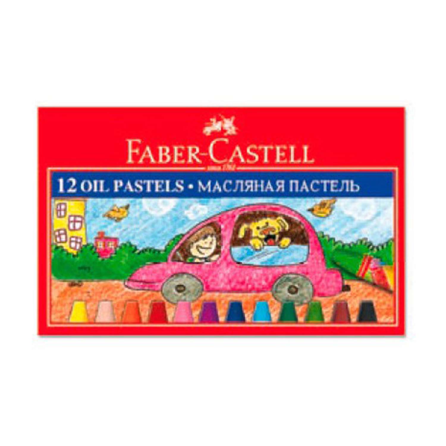 Мелки Пастель Faber Castell Faber-Castell 12 цветов - фото 1