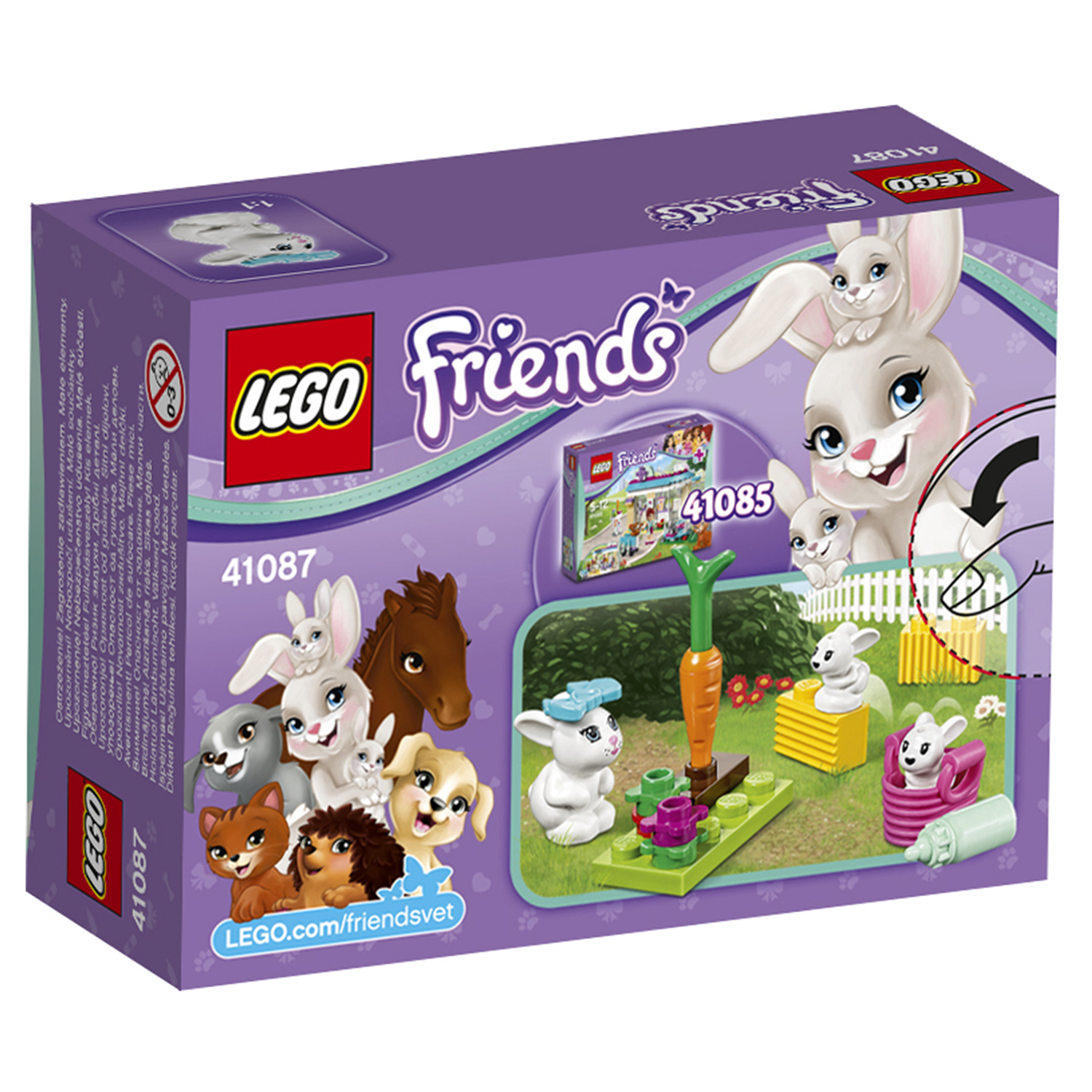 Конструктор LEGO Friends Зайчата (41087) - фото 3