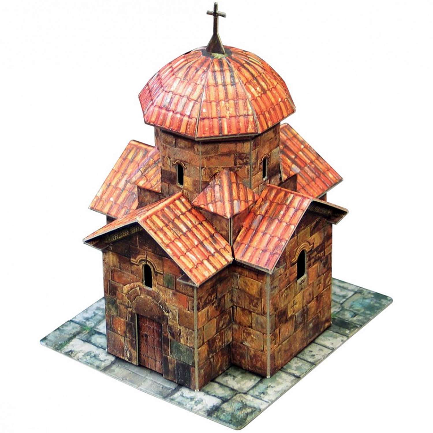 Сборная модель Умная бумага Храмы Мира Церковь Кармравор 321 321 - фото 2