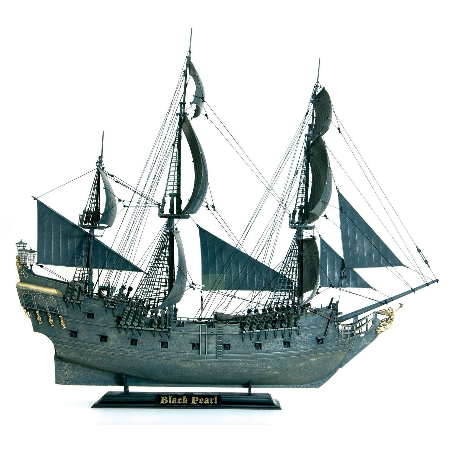 Сборная модель Звезда Корабль Джека Воробья Черная жемчужина 9037 - фото 2