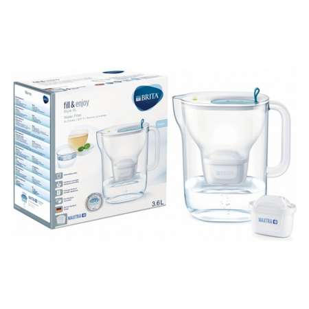 Фильтр-кувшин BRITA Style XL MX + 3.6л синий с 6 картриджами Макстра + Универсальный 1038895