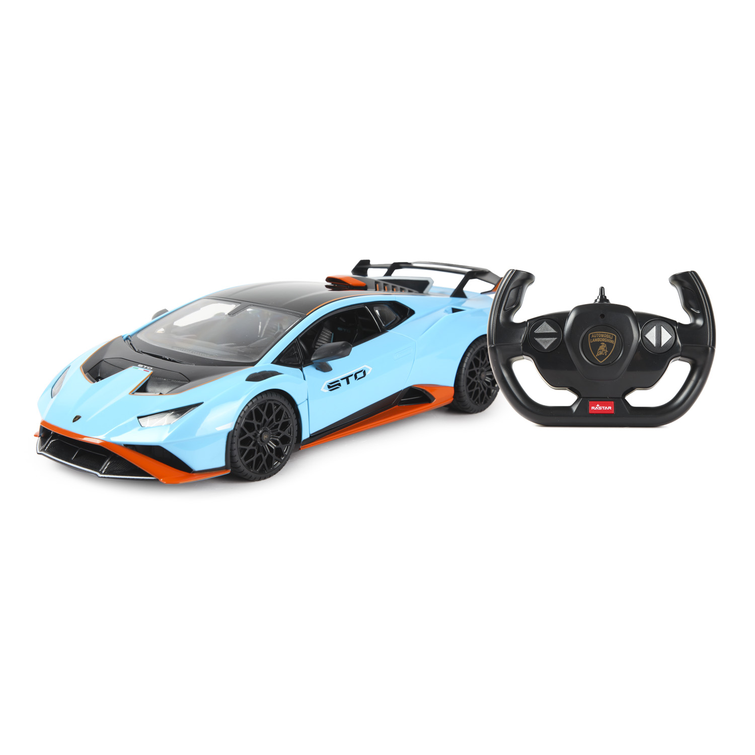 Машина Rastar РУ 1:14 Lamborghini Huracan STO USB Charging Голубая 98760  купить по цене 2199 ₽ в интернет-магазине Детский мир