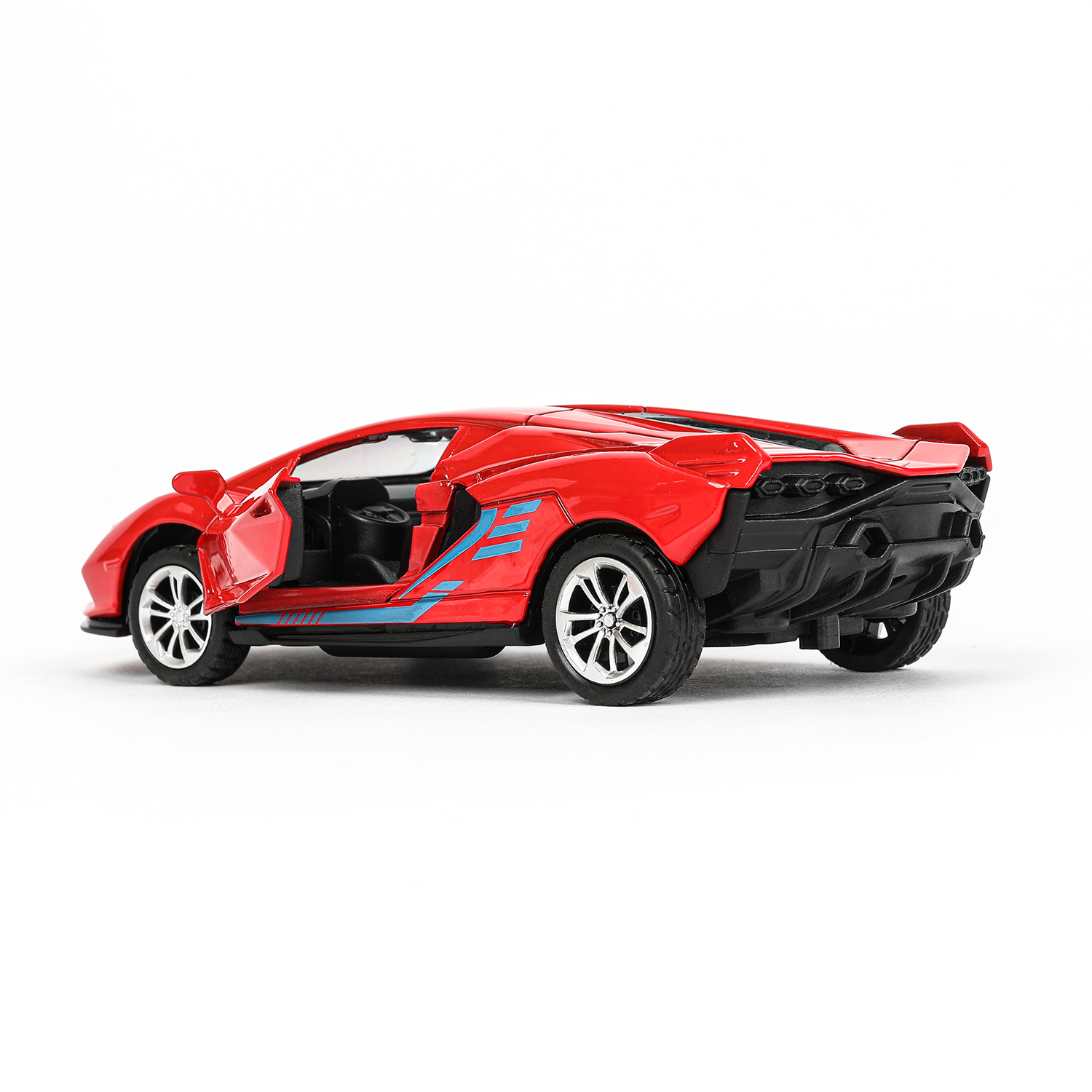 Автомобиль Huada Toys Lamborghini Sian красный 390232 - фото 7