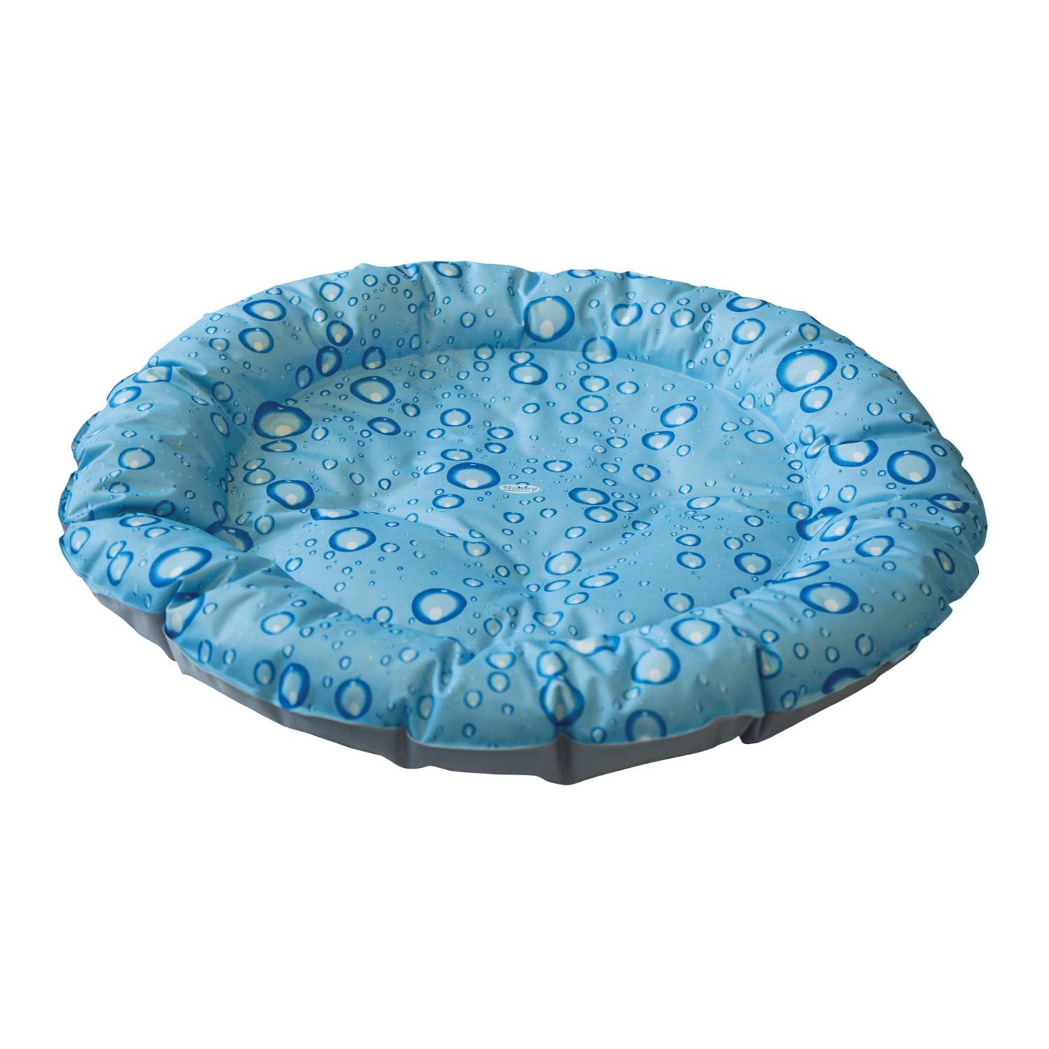 Лежак для животных Nobby Bubble охлаждающий Серо-Голубой - фото 1