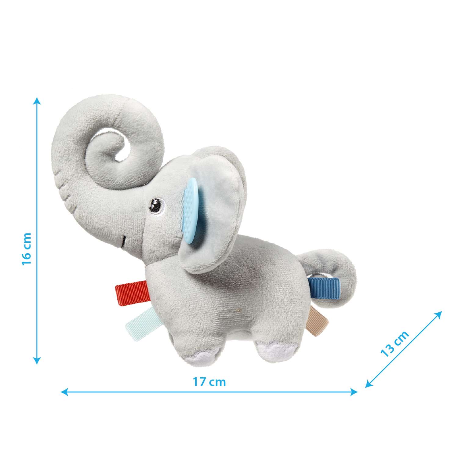 Игрушка-подвеска Babyono развивающая Слоненок Ethan - фото 5