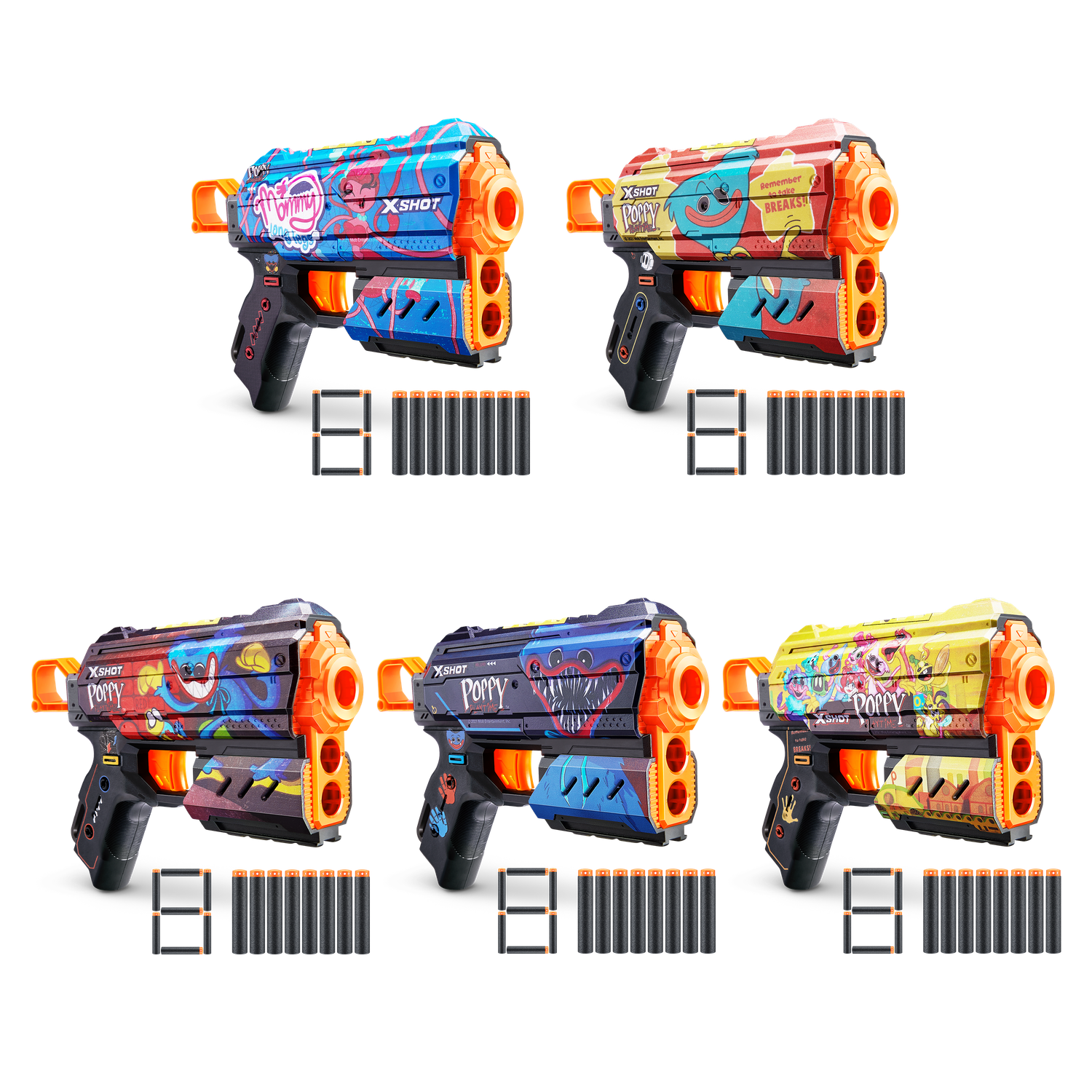 Набор игровой XSHOT Skins Flux Poppy Playtime в ассортименте 36649 - фото 10