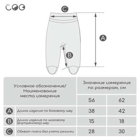 Ползунки 2 шт LEO