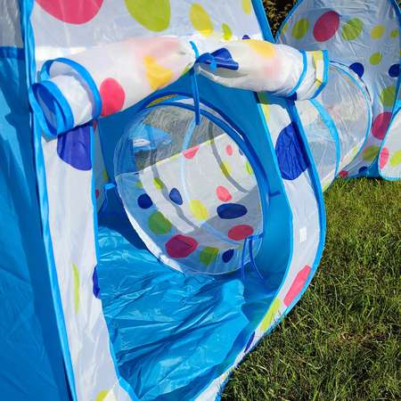 Игровая палатка DYVOMIR с сухим бассейном синяя