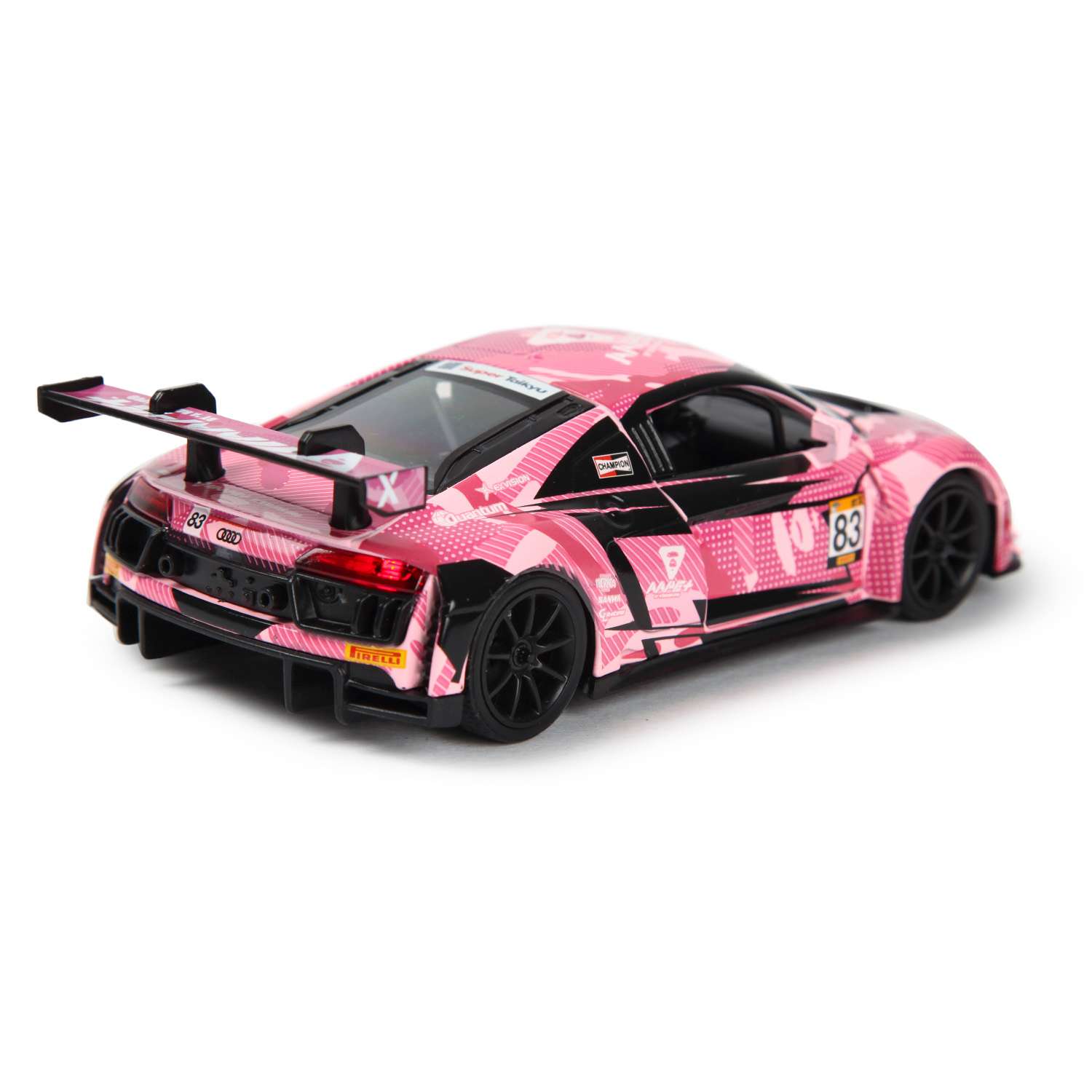 Машинка Mobicaro 1:32 Audi Macau Grand Prix 2020 Evisu Pink DTM 664992(I) 664992(I) - фото 6