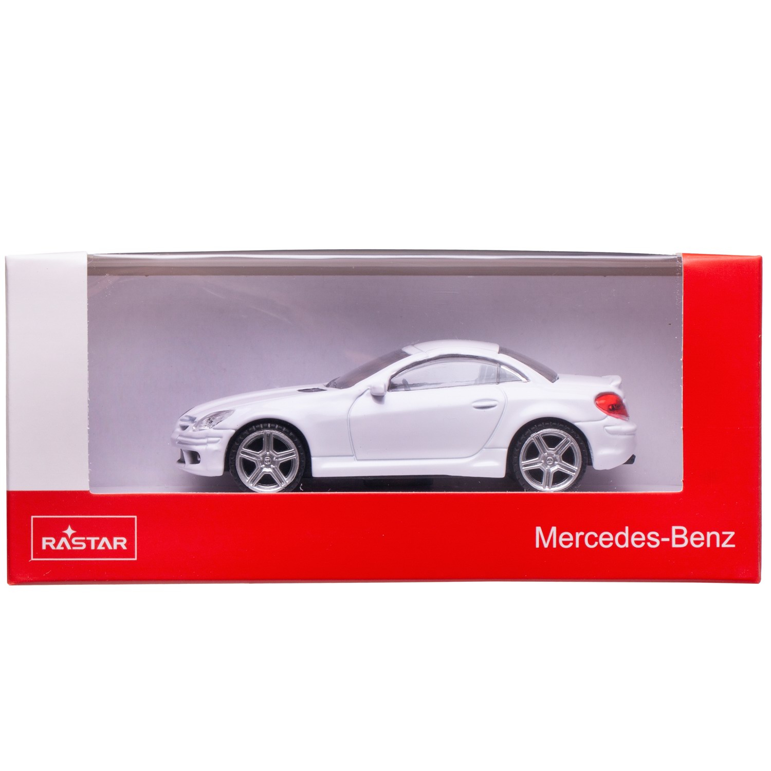 Автомобиль Rastar Mercedes 1:43 без механизмов белый 37200W - фото 1