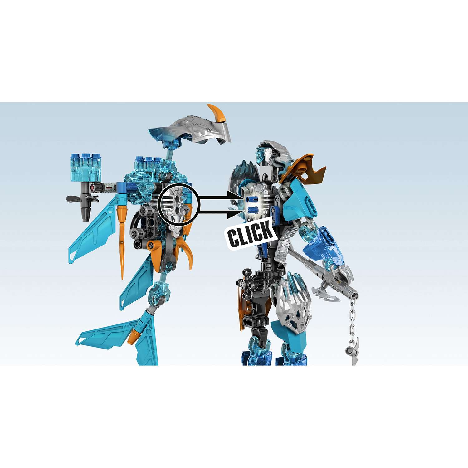 Конструктор LEGO Bionicle Акида, Тотемное животное Воды (71302) - фото 7