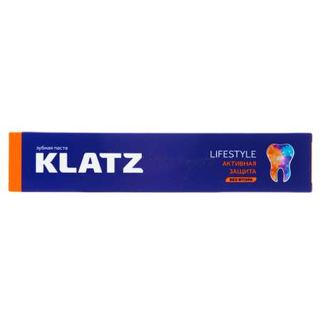 Зубная паста KLATZ LIFESTYLE Активная защита без фтора 75 мл