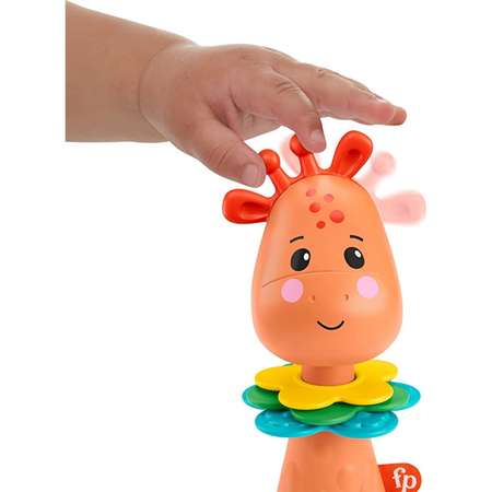 Игрушка развивающая Fisher Price Забавный жирафик GWL65