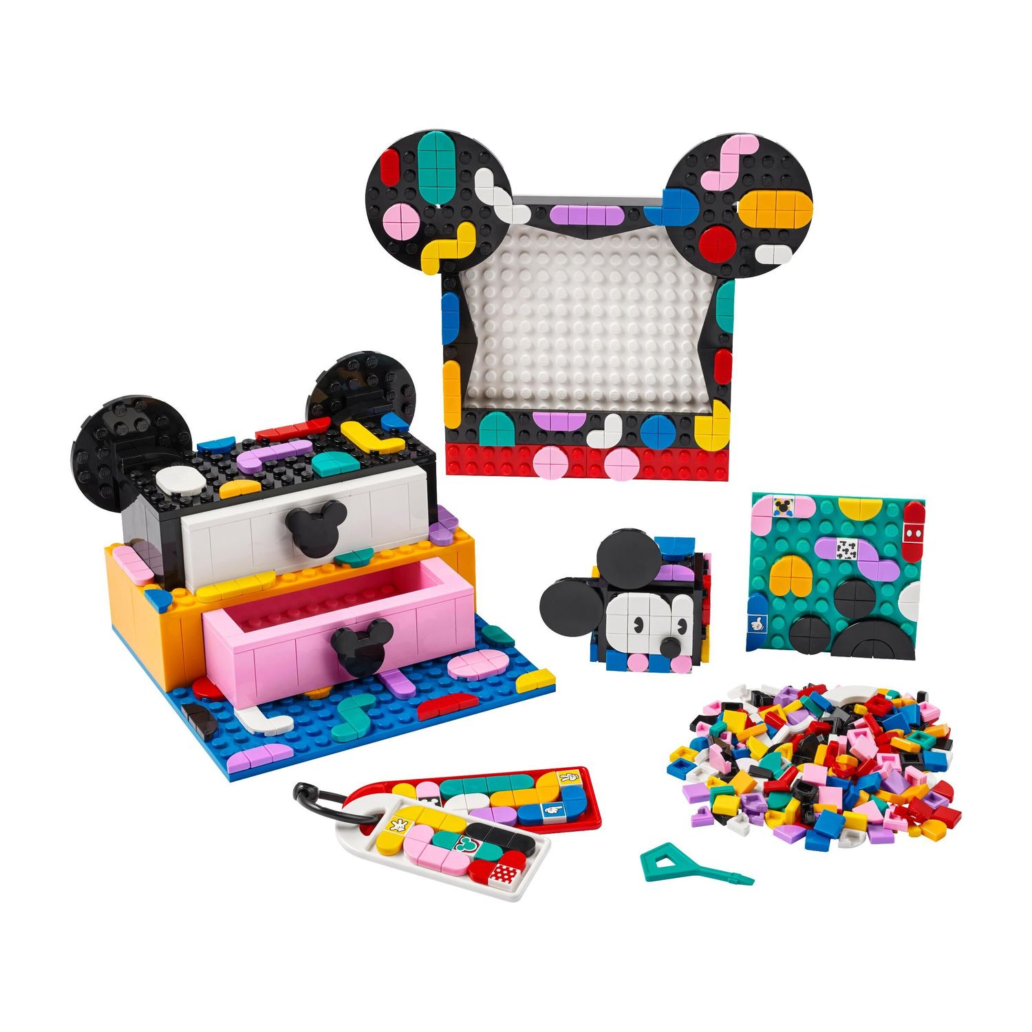 Конструктор LEGO Dots Mickey Mouse Minnie Mouse Back-to-School Project Box  41964 купить по цене 3669 ₽ в интернет-магазине Детский мир