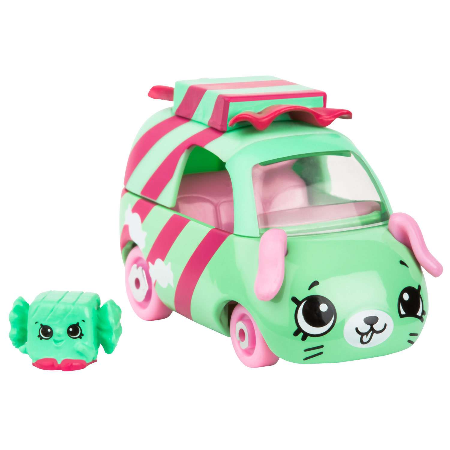 Машинка Cutie Cars с мини-фигуркой Shopkins S3 Конфетка 57112 - фото 1
