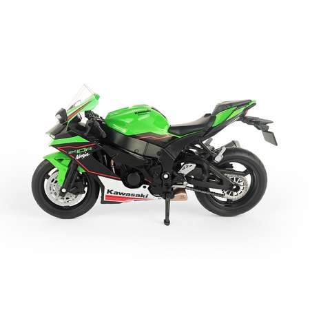 Мотоцикл Welly 1:12 Kawasaki Ninja ZX-10R зеленый