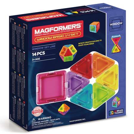 Магнитный конструктор Magformers Window Basic 14 set