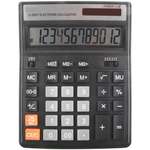 Калькулятор Attache настольный 12ти разрядный 200x155мм черный 1 шт