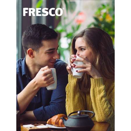 Кофе сублимированный с молотым FRESCO Arabica Doppio 100 г стеклянная банка