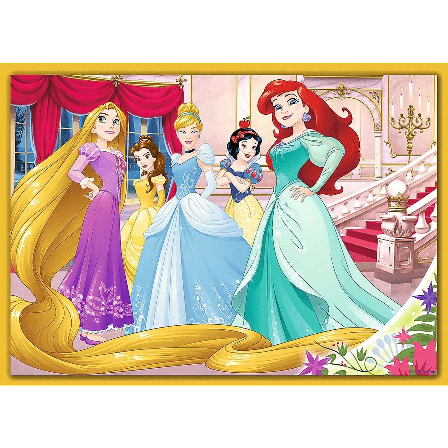 Пазл Trefl Disney Принцессы 4в1 201элемент 34385 - фото 2