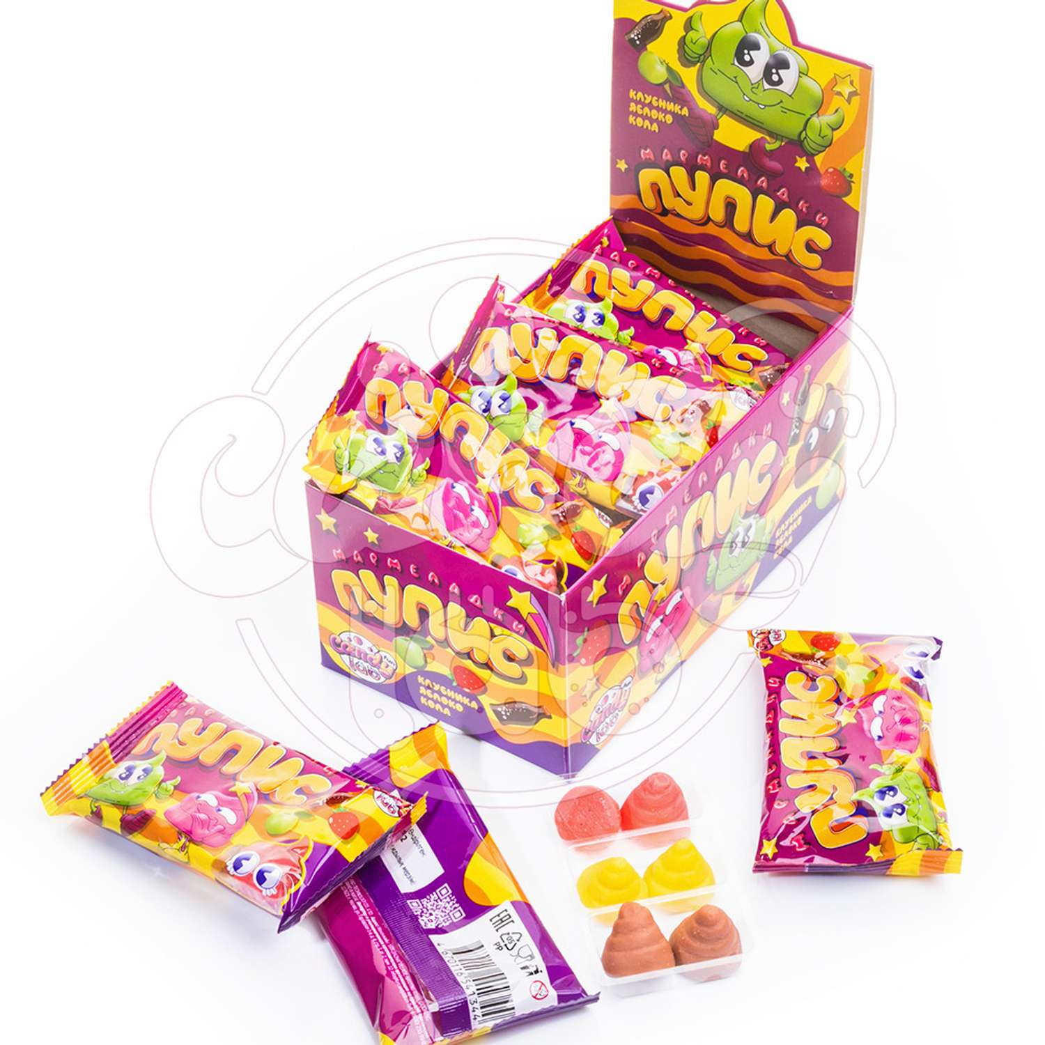 Мармелад жевательный Fun Candy Lab Пупис 12 шт по 22 гр - фото 2