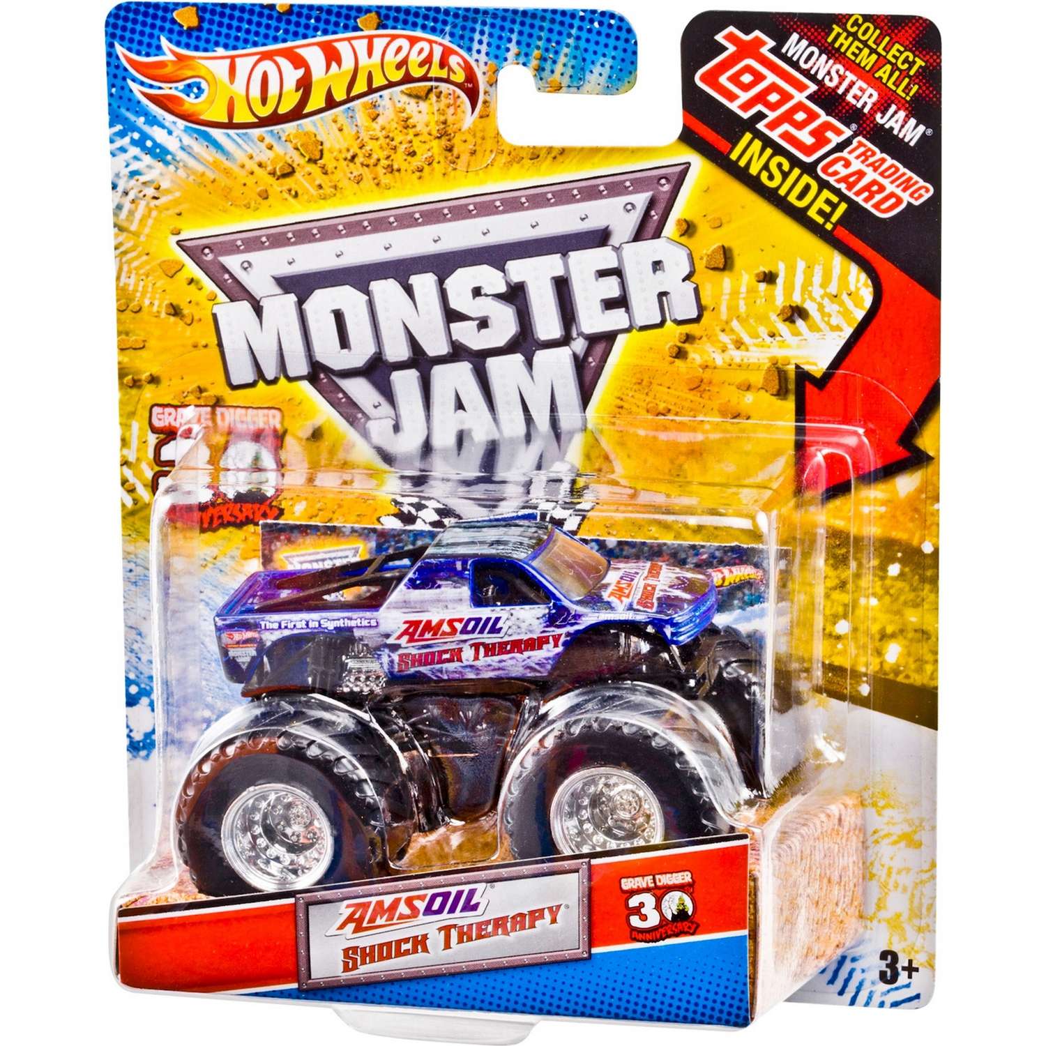 Машина Hot Wheels Monster Jam 1:64 Амсойл W2387 21572 - фото 2
