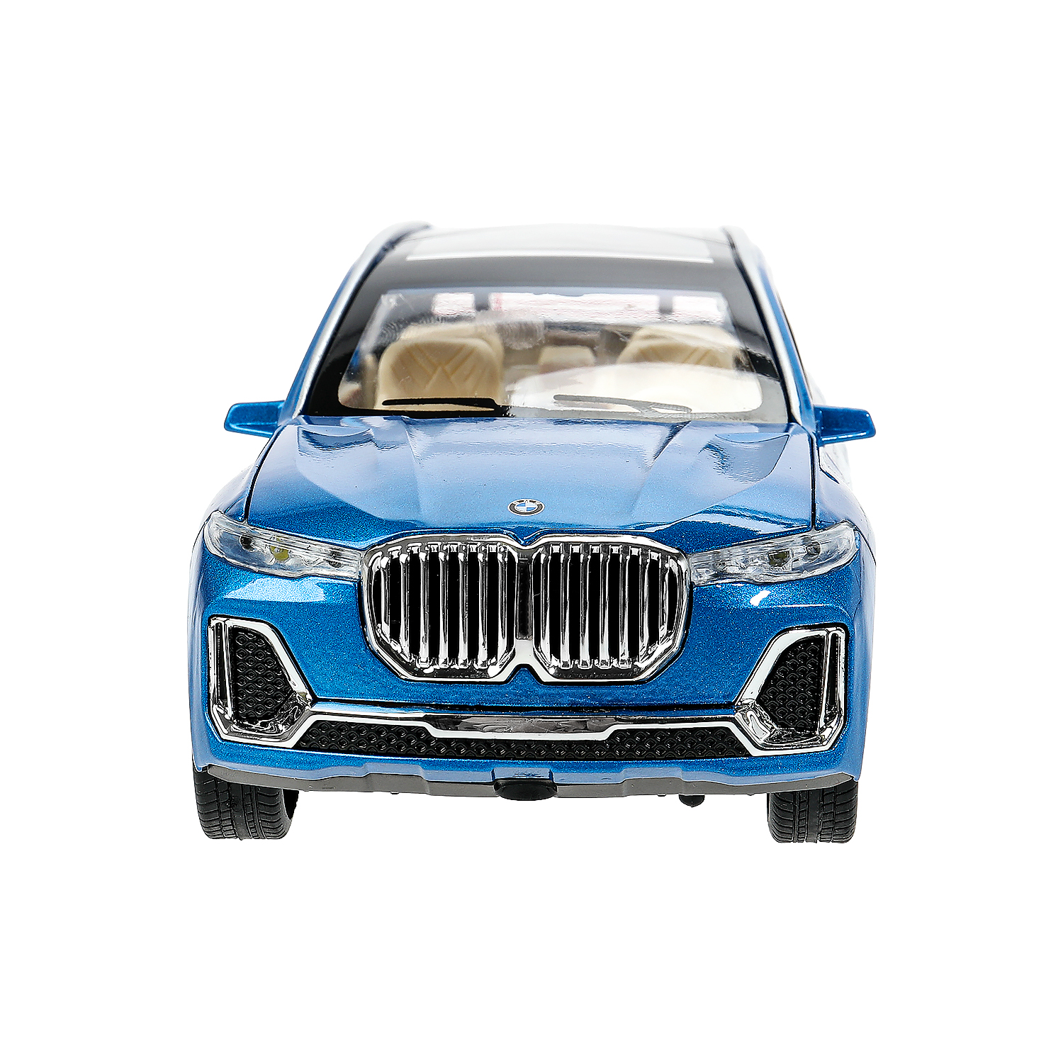 Автомобиль Технопарк BMW x7 1:26 синий 384347 - фото 11