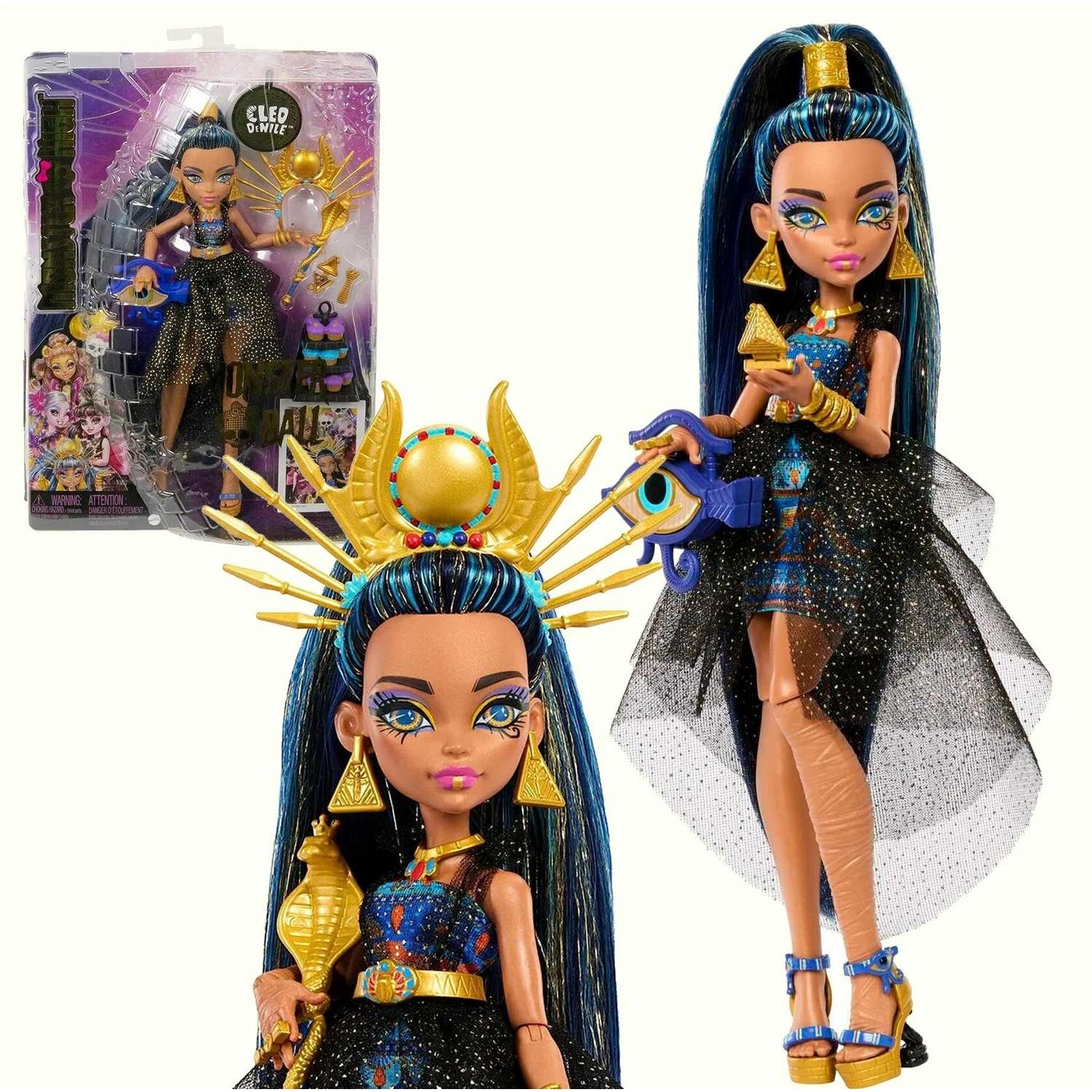 Кукла Monster High Series Monster Ball Cleo HNF70 HNF70 - фото 4