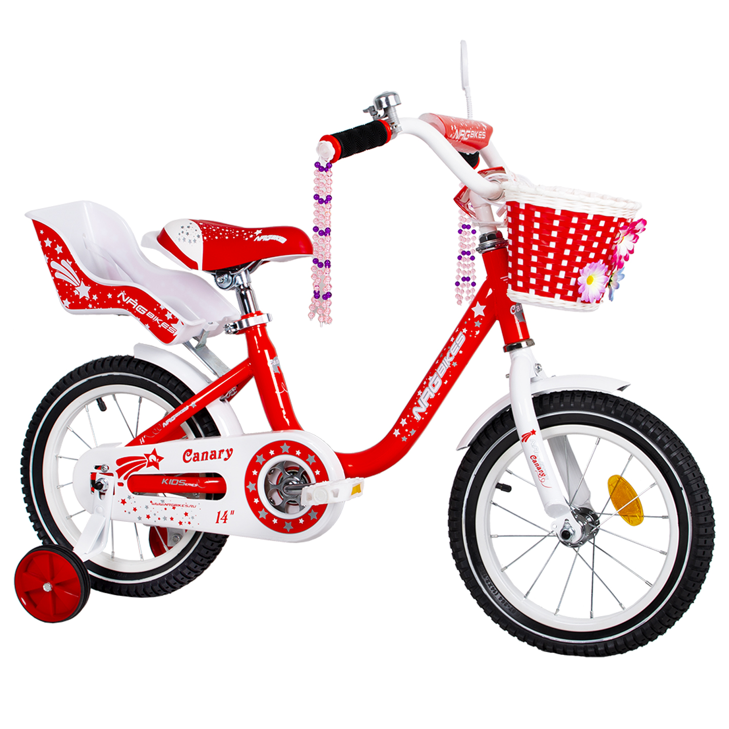 Велосипед NRG BIKES Canary 14 red-white - фото 10