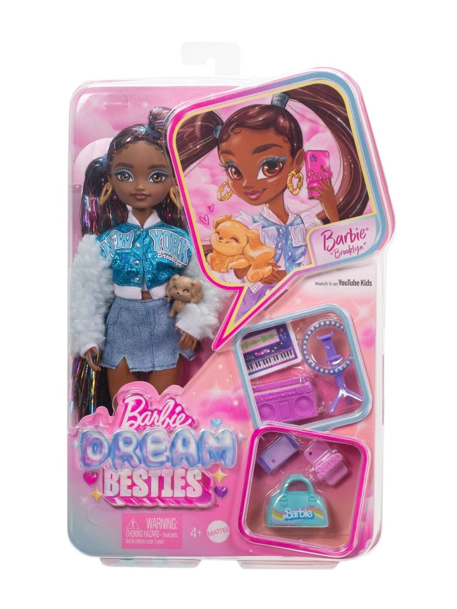 Кукла классическая Barbie Dream Besties HYC22 Бруклин HYC22 - фото 7