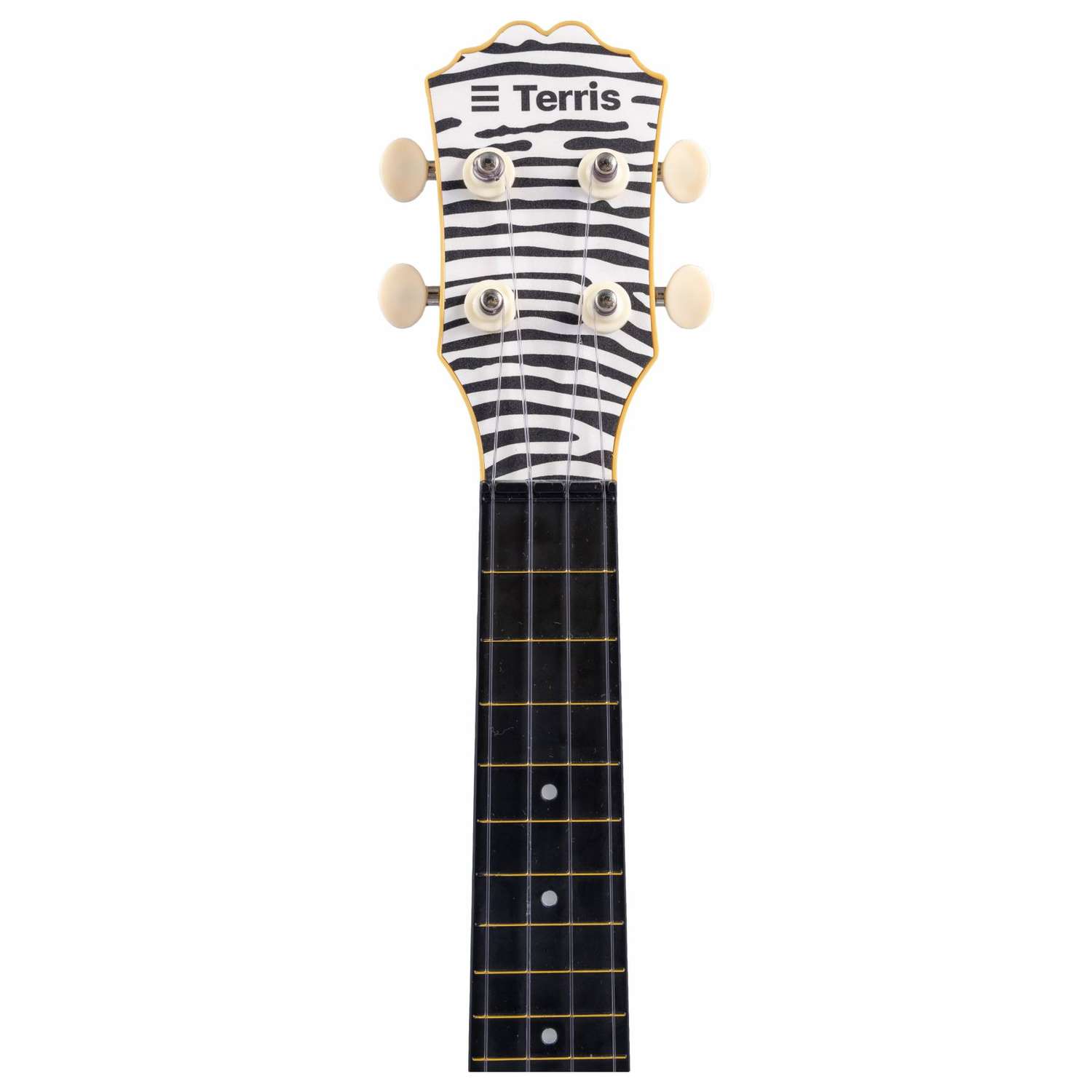 Гитара гавайская Terris укулеле сопрано PLUS-70 FINGERPRINT рисунок отпечаток пальца - фото 4