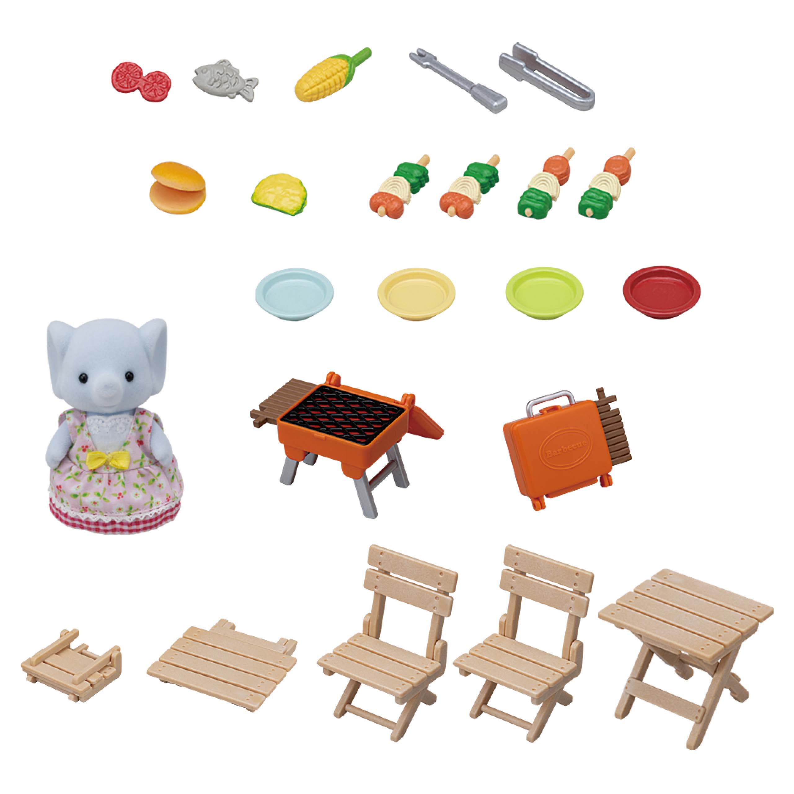 Набор Sylvanian Families Пикник с барбекью для друзей 5640 - фото 4