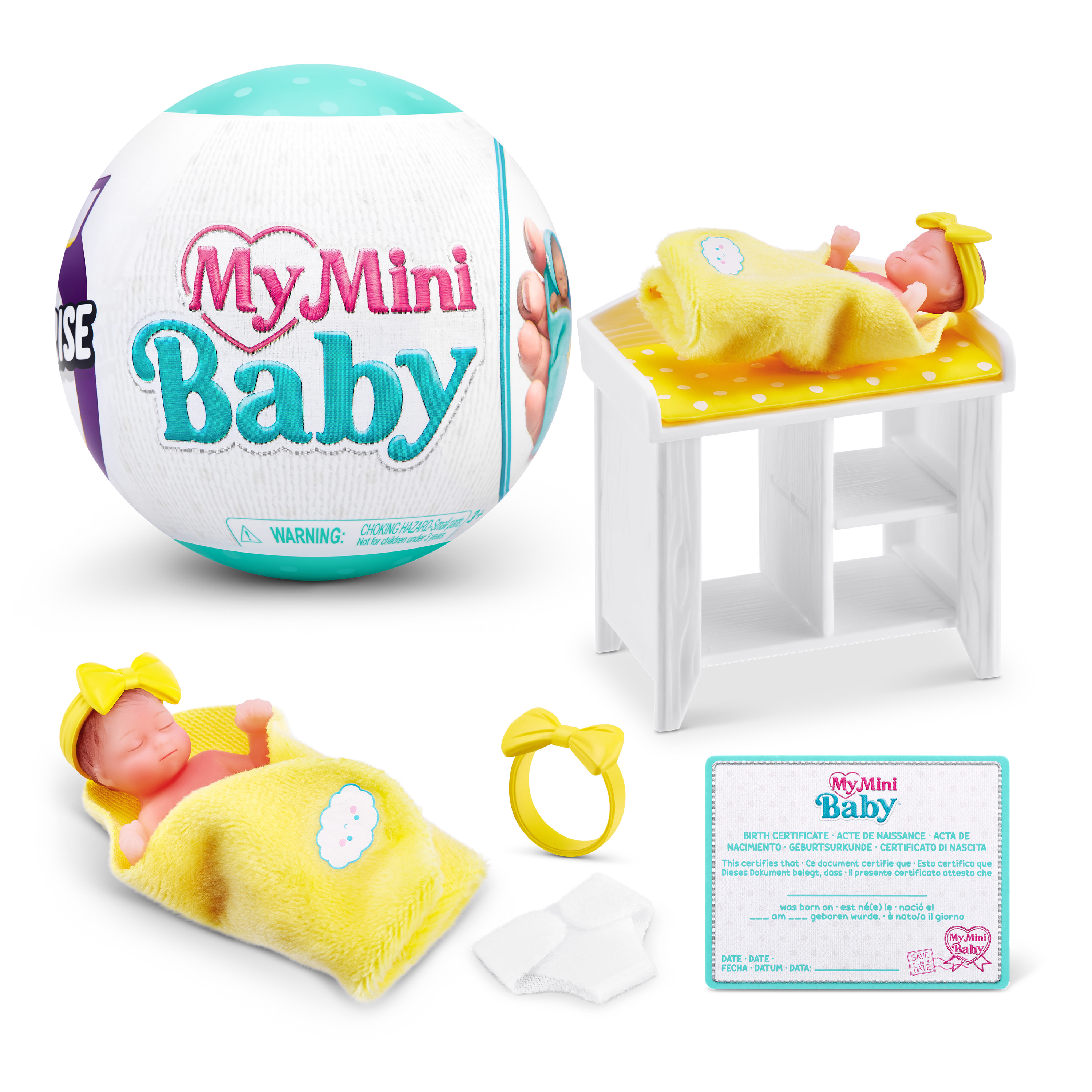 Игрушка Zuru 5 surprise My mini baby Шар в непрозрачной упаковке (Сюрприз) 77487GQ2 - фото 4