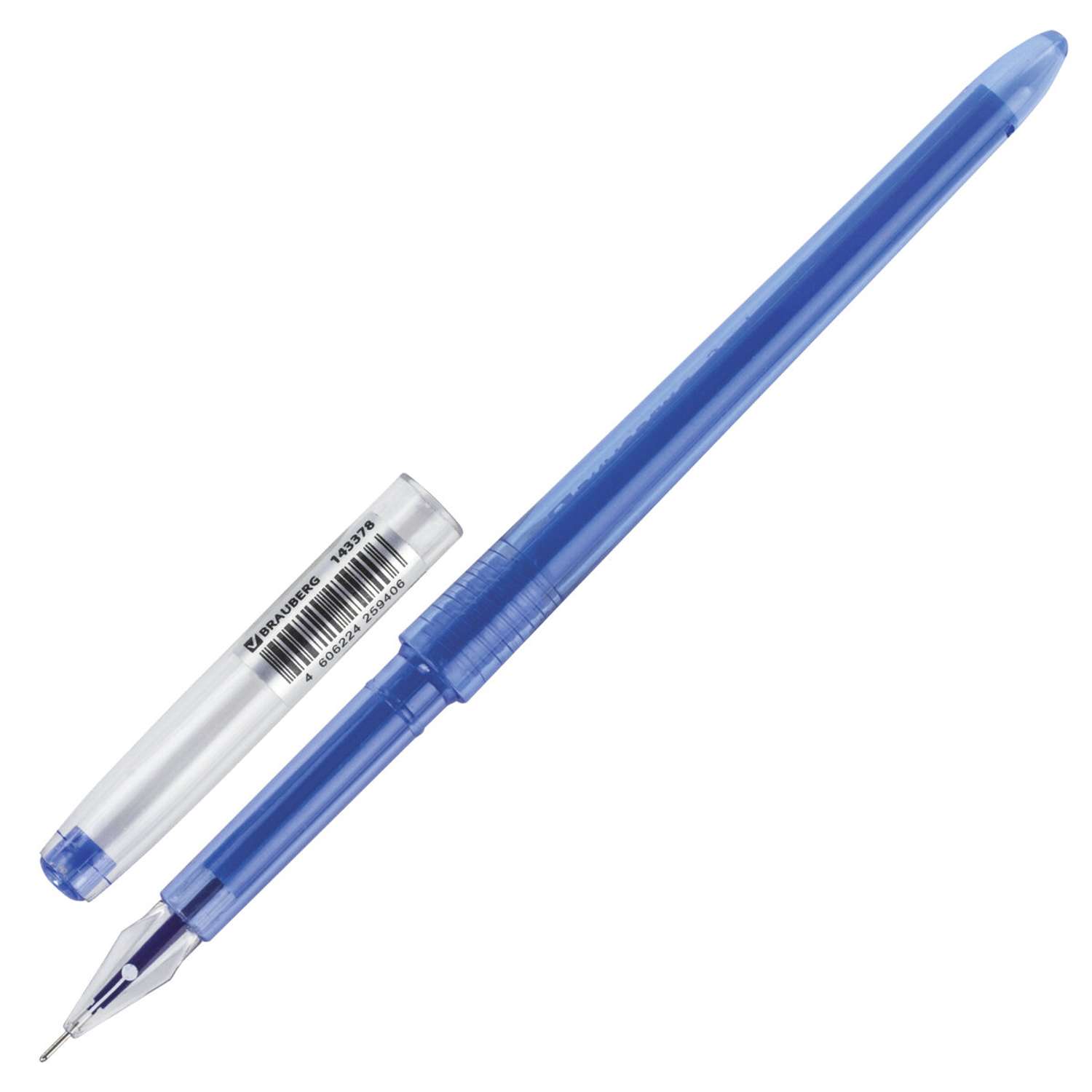 Ручки гелевые Brauberg 12 штук синие - фото 4