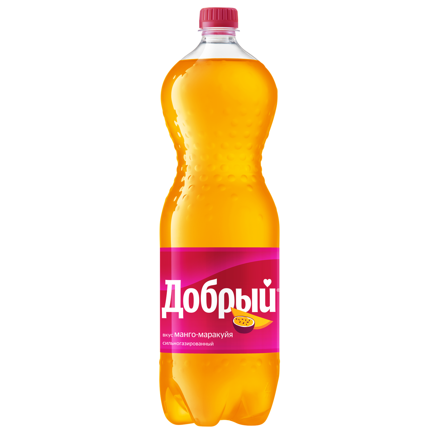 Напиток Добрый газированный манго-маракуйя 1.5л - фото 1